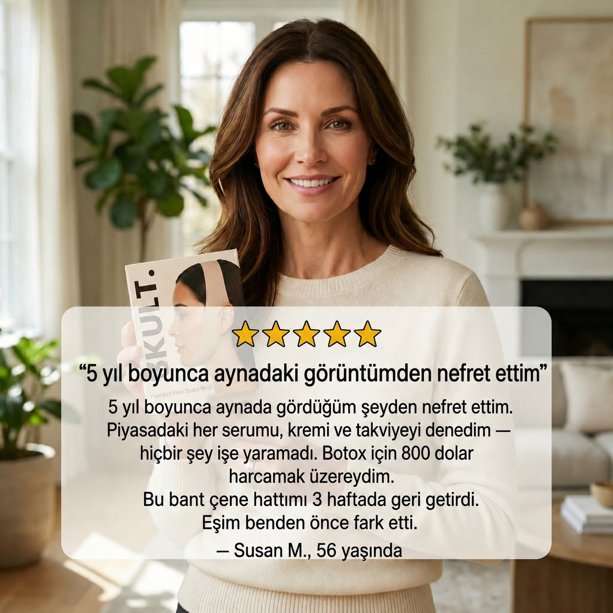 Kolajen Yüz Şekillendirici Bant  (1 Alana 1 Bedava)